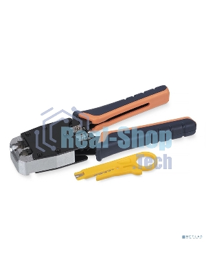 Инструмент для обжима проводников Cabeus, RJ-45 (8P8С); RJ-12 (6P6С), профессиональный, (HT-500)