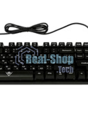 Клавиатура проводная KG-23U BLACK Nakatomi Gaming - игровая с RGb-подсветкой, USB, черная
