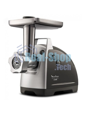 Мясорубка электрическая Moulinex ME688832 черный, 2200 Вт, 4.5 кг/мин, реверс, насадки - 6