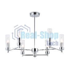 Люстра Ambrella light LH55151/6 CH/CL хром/прозрачный E14/6 max 40W D675*520