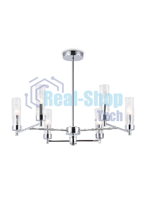 Люстра Ambrella light LH55151/6 CH/CL хром/прозрачный E14/6 max 40W D675*520