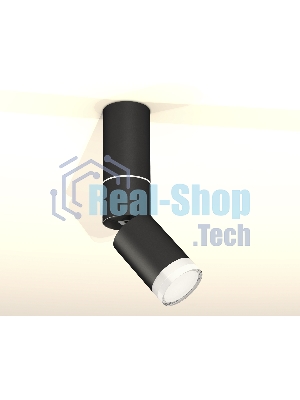 Светильник Ambrella Light XM6313105 SBK/FR/CL черный песок/белый матовый/прозрачный MR16 GU5.3