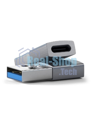 Адаптер Satechi USB Type-A to Type-C. Цвет серый космос.