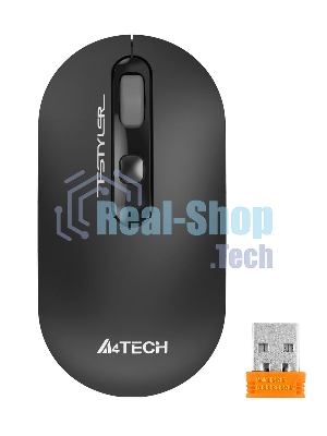 Мышь беспроводная A4Tech Fstyler FG20 серый, 2000 dpi, радиоканал, USB, кнопки - 4
