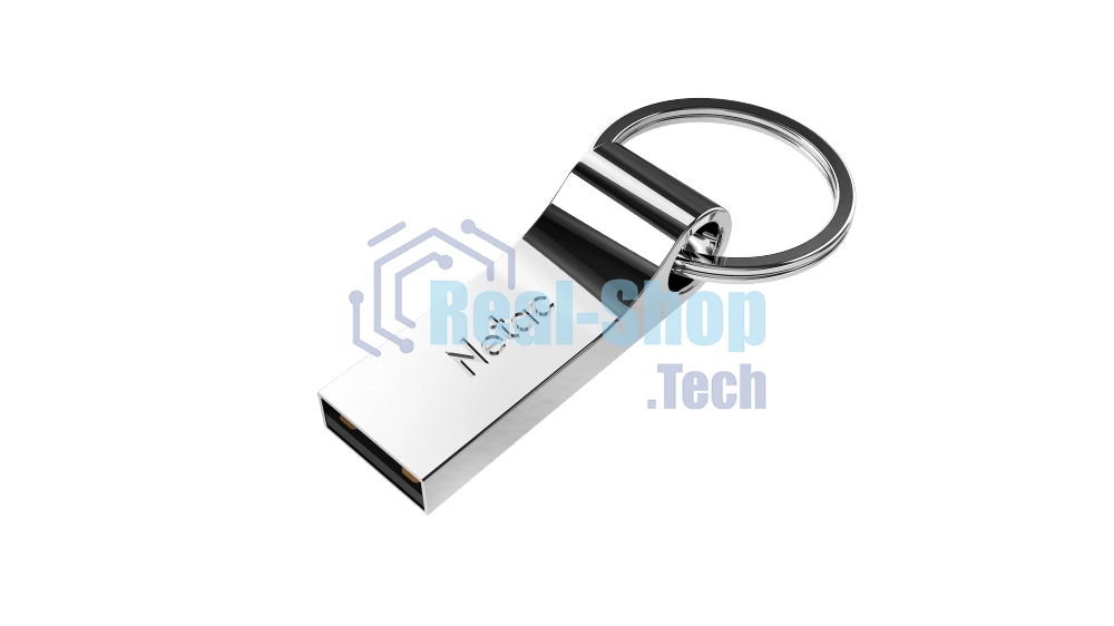 Флешка USB Netac U275 (NT03U275N-016G-20SL), 16Gb, USB 2.0, R/W 50/15, серебристый