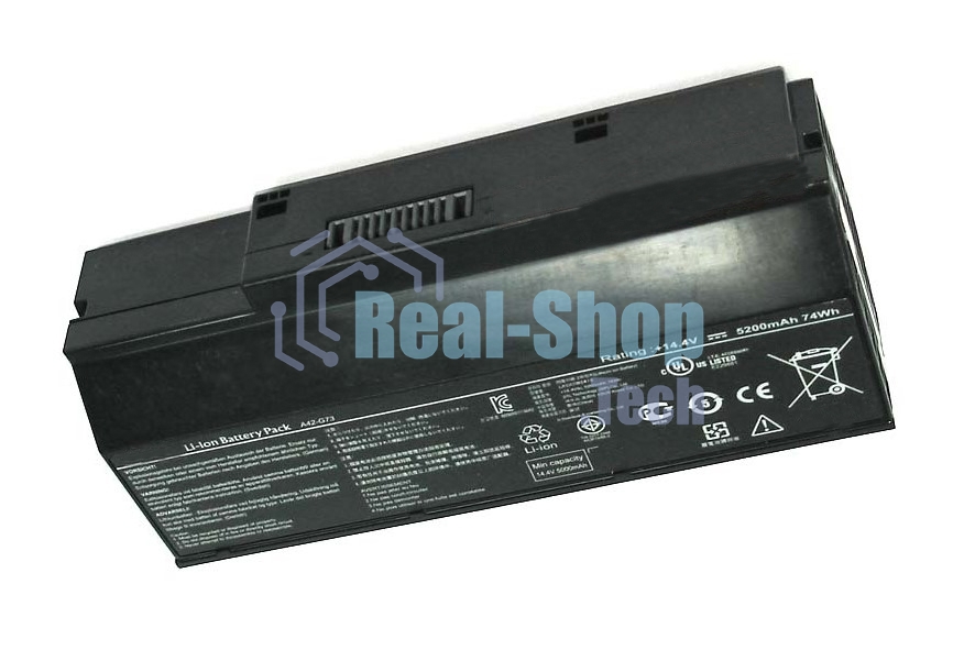 Аккумуляторная батарея для ноутбука Asus G53 14.4V 74Wh черный Orig