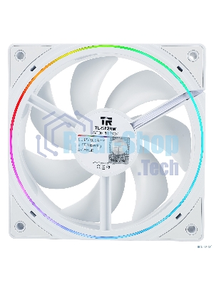 Кулер для корпуса Thermalright TL-S12RW Reverse (120x120x25mm, 4-pin PWM, ARGB, 47.6CFM, 23.2dBA, 1500RPM, White)