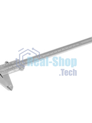 Штангенциркуль Deli DL92200C 200мм, нержавеющая сталь, метрическая/дюймовая шкала, кейс