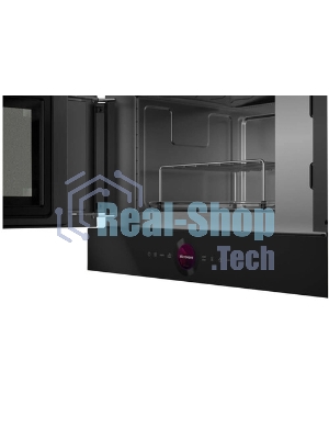 Встраиваемая микроволновая печь Bosch BEL7321B1 900Вт, 5 режимов, кварцевый гриль,инвертер, 21 л, черный, петли слева