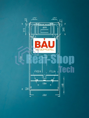 Инсталляция BAU PRO для подвесного унитаза, клавиша смыва BASIC, хром