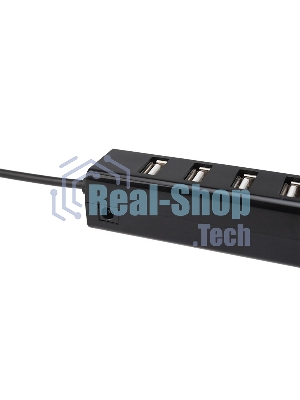 Разветвитель USB Rexant на 7 портов черный