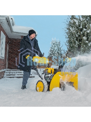 Бензиновая снегоуборочная машина Denzel SBM 610S PRO, 212cc, эл.старт, фара, обогрев