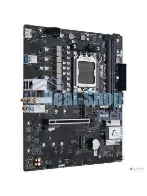 Материнская плата ASUS A620M-F GAMING WIFI, AM5, AMD A620, 2xDDR5, 2xM.2, 1xPCIe 4.0 x16, 1xHDMI, 1x2.5Gb LAN, Wi-Fi 6E, Bluetooth 5.3, 2xUSB-A 5Gbps, 2xUSB-A 2.0, 3x3.5 мм, 7.1, mATX