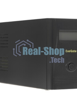 Источник бесперебойного питания ExeGate EP285580RUS SpecialPro Smart LLB-600.LCD.AVR.EURO.RJ.USB 600VA/360W, LCD, AVR, 2 евророзетки, RJ45/11, USB, черный