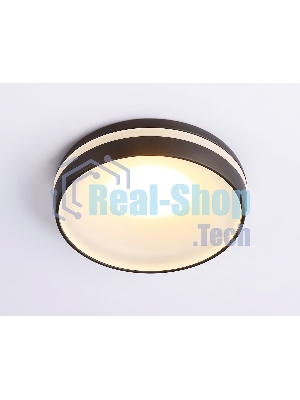 Светильник Ambrella light TN3322 SBK/FR черный песок/белый матовый GU5.3 D95*40