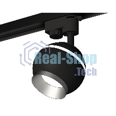Светильник Ambrella light XT1102004 SBK/MCH черный песок/хром матовый GU5.3 LED 3W 4200K (A2521, C1102, N7033)