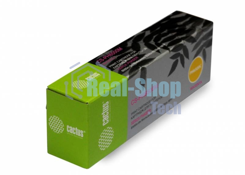 Картридж лазерный Cactus CS-PH6500M (106R01602) пурпурный (2500 стр.) для Xerox 6500/6505