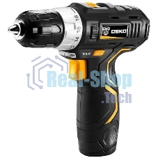 Дрель-шуруповерт Deko GCD12DU3, 12 В, 1.5 Ач, 32 Нм, щеточный