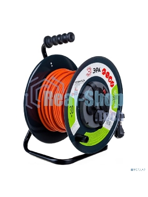 Удлинитель силовой ЭРА RMx-4es-3x1.5-30m-IP44 на м. катушке c/з 4 гн 30м ПВС 3х1.5 (1/33)