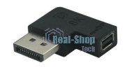 Удлинитель Displayport угловой папа на Mini Displayport мама