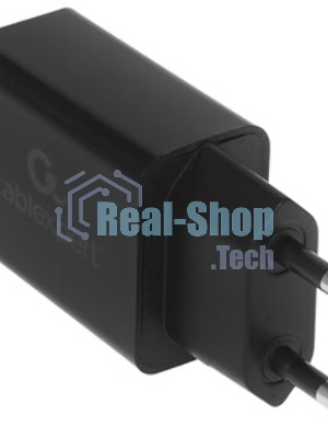 Сетевое зарядное устройство Cablexpert MP3A-PC-17, QC 3.0, 100/220V - 1 USB порт 5/9/12V, черный