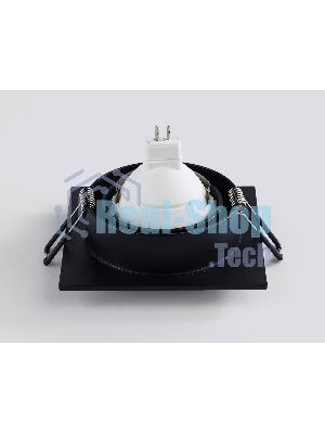 Светильник встраиваемый Ambrella light TN102729 BK черный GU5.3 92*92*23