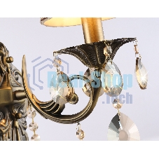 Светильник Ambrella light TR4578 SB/WH бронза/белый E14 max 40W 405*130*230