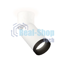 Комплект накладного поворотного светильника Ambrella light XM6312041 SWH/WH/PBK белый песок/белый/черный полированный MR16 GU5.3 (A2220, C6312, N6131)