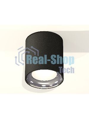 Светильник Ambrella Light XS7422011 SBK/PSL черный песок/серебро полированное MR16 GU5.3 (C7422, N7023)