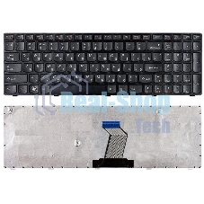 Клавиатура для ноутбука Lenovo IdeaPad B570 B580 V570 Z570 Z575 B590 черная с черной рамкой