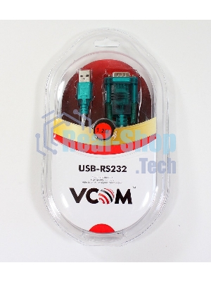 Кабель AM/Com port 9pin 1.2м VCOM адаптер USB -> RS232, DE9P (добавляет в систему новый COM порт), VUS7050