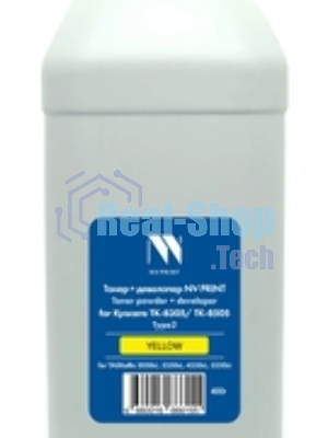 Тонер + девелопер NVPrint для Kyocera TK-8305/TK-8505 Type2 (400г) Yellow совместимый