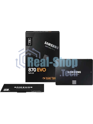 Накопитель SSD Samsung 870 EVO, 1Tb, SATA III, 2.5