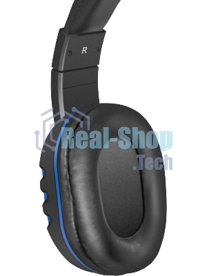 Гарнитура Defender Warhead G-160 чёрный/синий, проводная