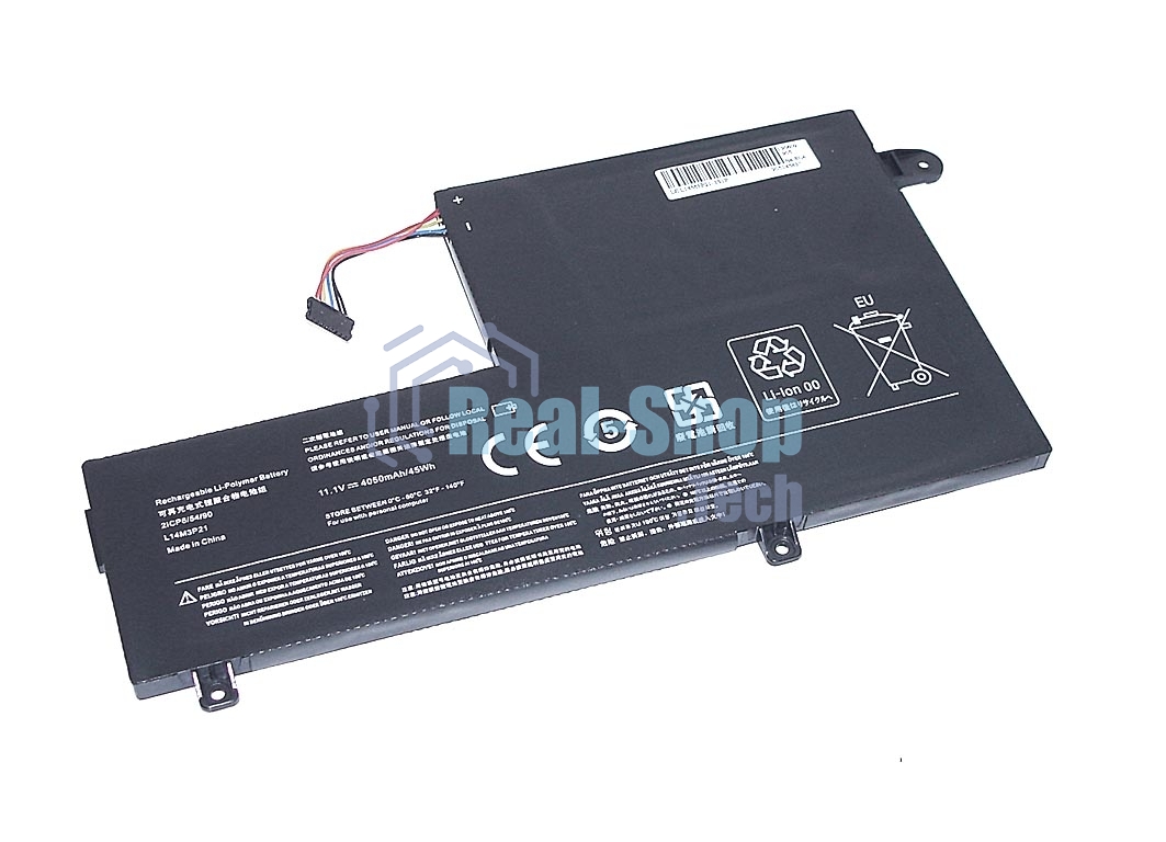 Аккумуляторная батарея для ноутбука Lenovo Flex 3 14 11.1V 45Wh OEM черный