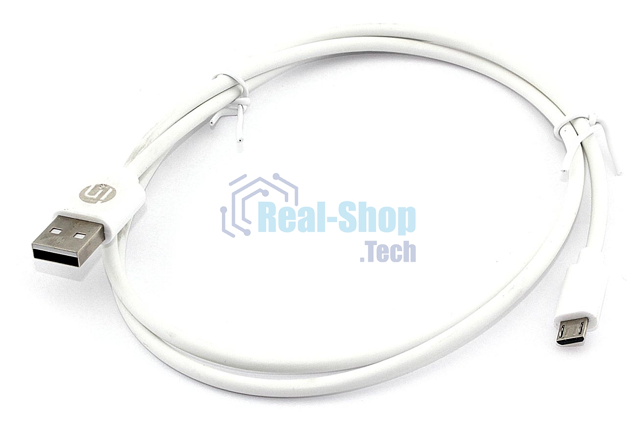 Дата-кабель Amperin USB-microUSB 1m 2A белый (YDS-C-AM)