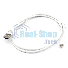 Дата-кабель Amperin USB-microUSB 1m 2A белый (YDS-C-AM)