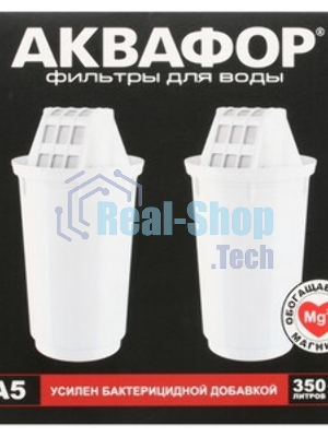 Картридж Аквафор A5 для кувшинов ресурс:350л (упак.:2шт)