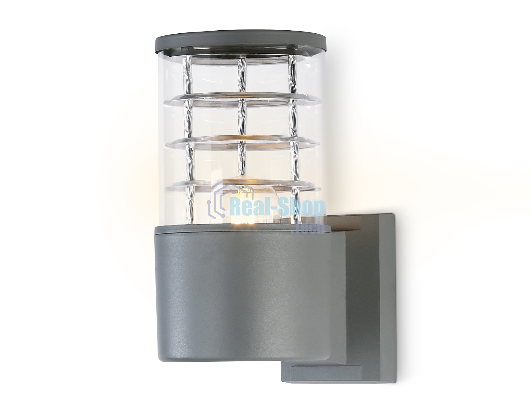 Светильник Ambrella light ST2521 GR/CL серый/прозрачный IP54 E27 max 40W 200*110*155