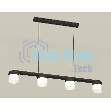 Светильник Ambrella light XB9152205/4 SBK/FR черный песок/белый матовый GX53 (C9152, N8402)