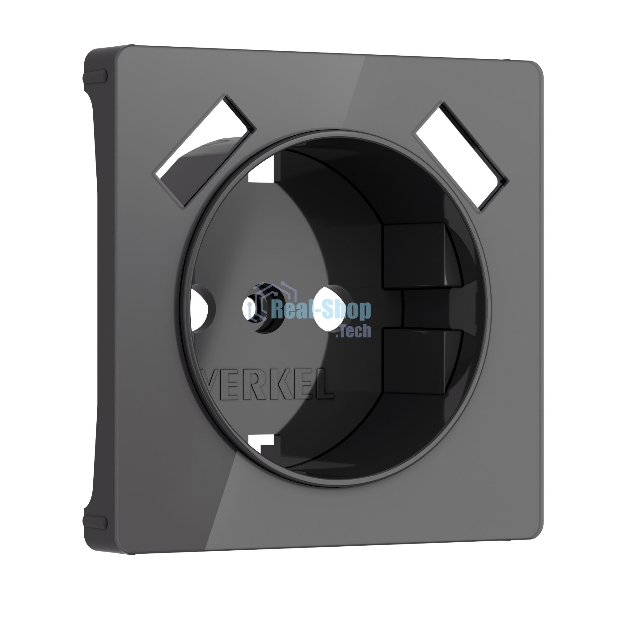 Накладка для розетки USB (графит акрил)