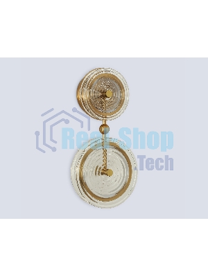 Настенный светодиодный светильник Ambrella light LH31118/2 BS/CL латунь/прозрачный 15W 3000K 200*90*390