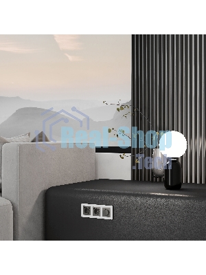 Накладка для розетки USB (графит акрил)