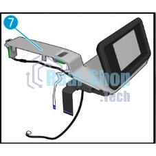 Панель управления (дисплей) в сборе HP DJ T830 MFP (F9A30-67043)