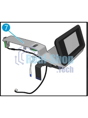 Панель управления (дисплей) в сборе HP DJ T830 MFP (F9A30-67043)