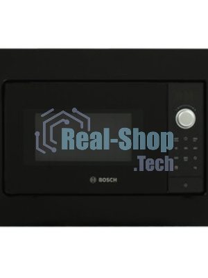 Встраиваемая микроволновая печь Bosch BFL623MB3 черный, 20 л, 800 Вт, переключатели - поворотный механизм/сенсор