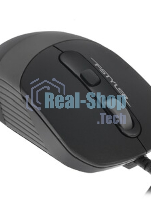 Мышь проводная A4Tech Fstyler FM10 черный/серый, 1600 dpi, USB, кнопки - 4