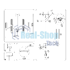 Люстра Ambrella light LH55151/6 CH/CL хром/прозрачный E14/6 max 40W D675*520