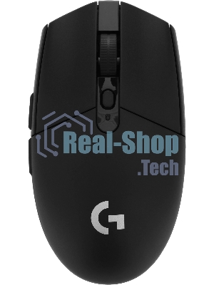 Мышь беспроводная Logitech G304 Lightspeed черный, 12000 dpi, радиоканал, USB, кнопки - 6