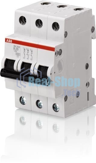 Выключатель автоматический модульный 3п C 25А 6кА SH203 ABB 2CDS213001R0254
